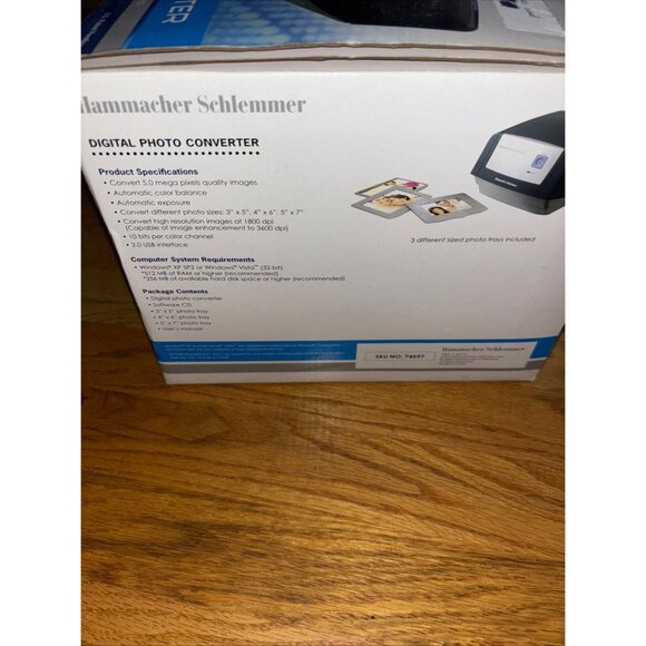 Hammacher Schlemmer Digital Photo Converter - Open Box New Condition - Picture 3 of 7